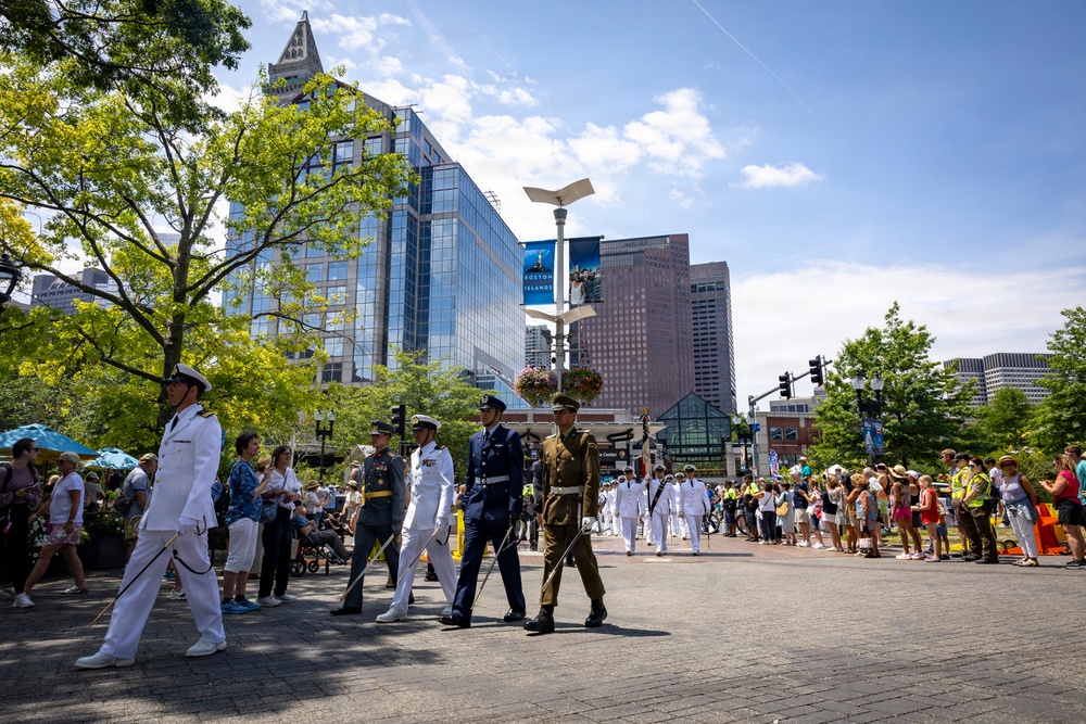 Sail250 Boston Crew and Cadet Parade