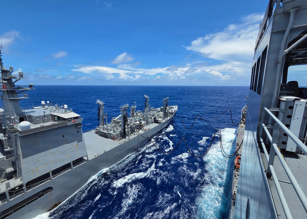 USNS Earl Warren, JMSDF JS Mashū Conduct CONSOL