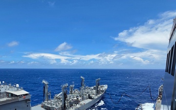 USNS Earl Warren, JMSDF JS Mashū Conduct CONSOL