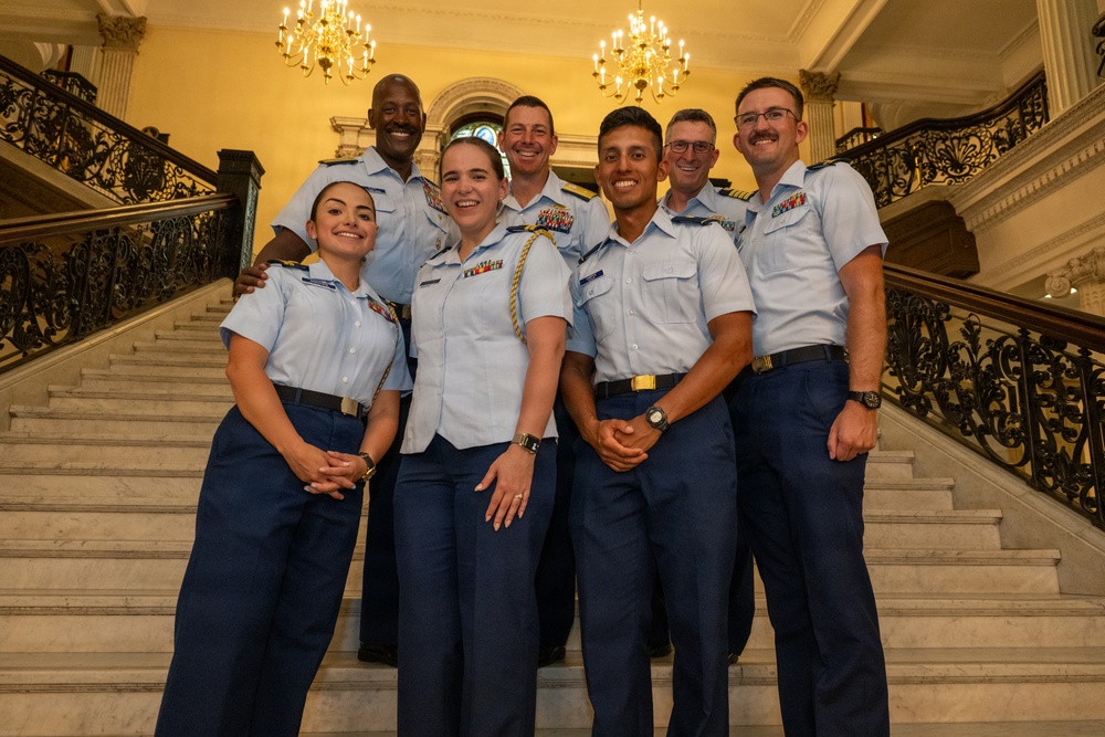 Massachusetts State House Captain's Reception