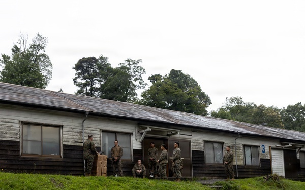 MWSS-171 holds a field religious service