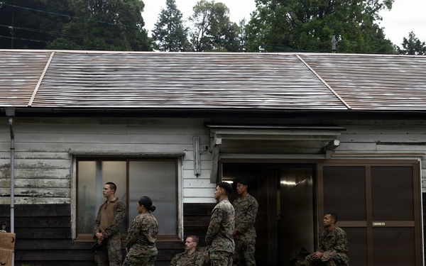 MWSS-171 holds a field religious service