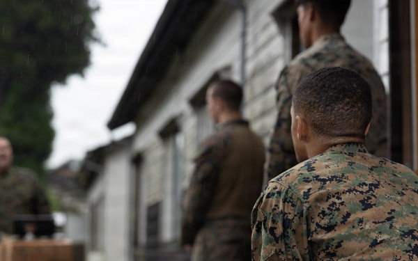 MWSS-171 holds a field religious service