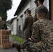 MWSS-171 holds a field religious service