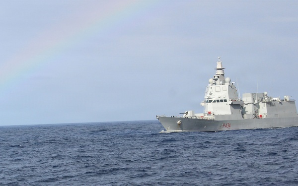 Royal Canadian and Italian navies conduct joint boarding exercise during RIMPAC 26