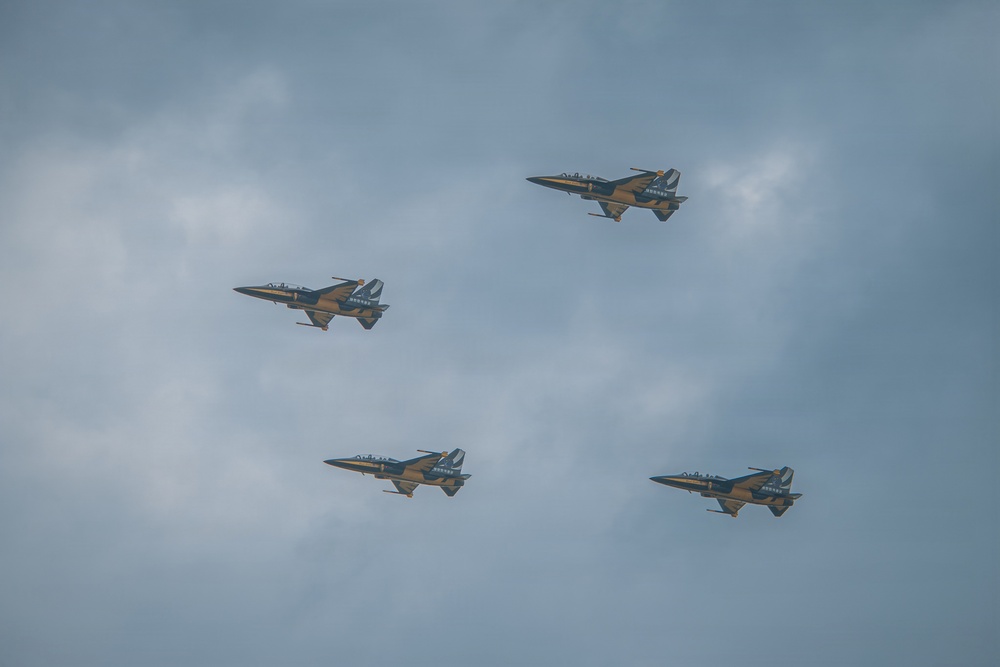 ROKAF Black Eagles Independence Day Rehearsal
