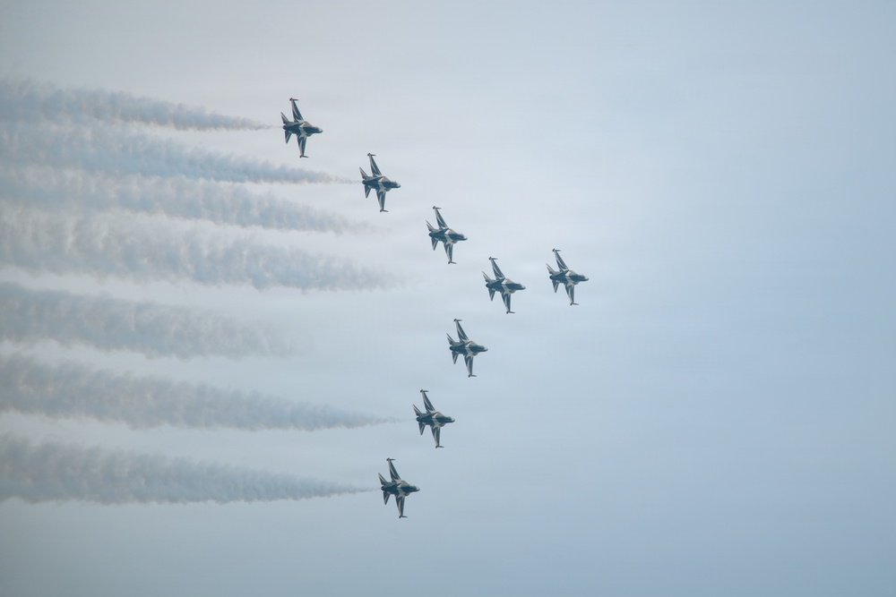 ROKAF Black Eagles Independence Day Rehearsal