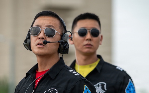 ROKAF Black Eagles Independence Day Rehearsal