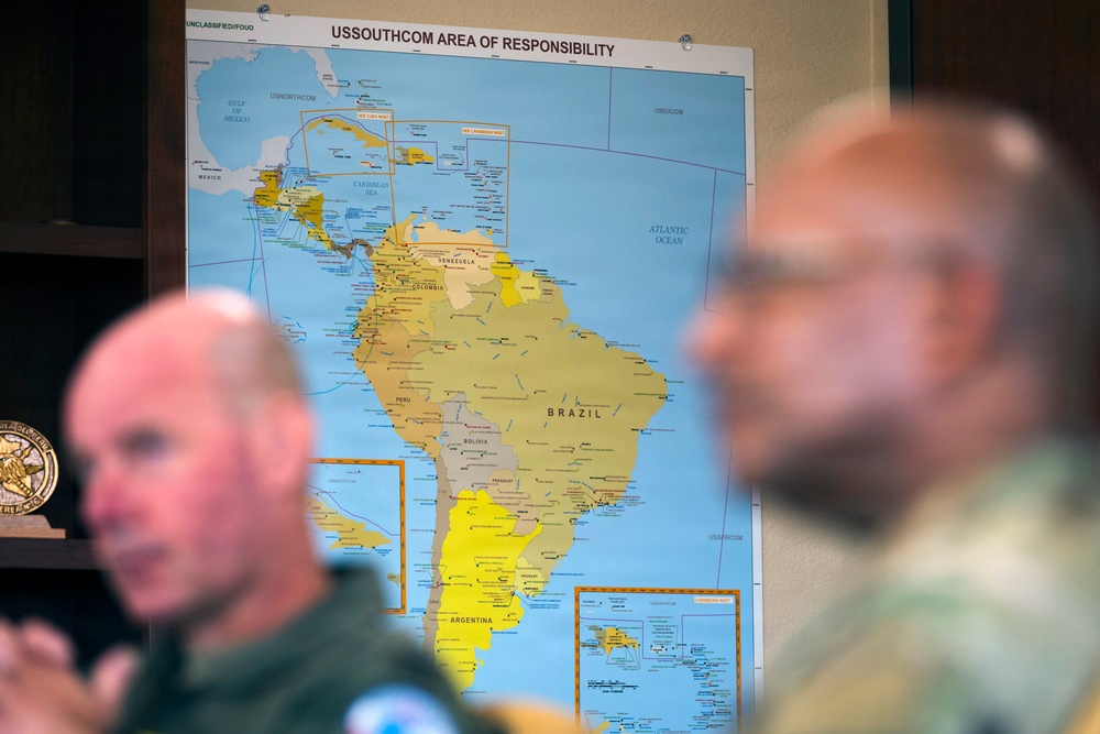 Illinois ANG Leadership visits AFSOUTH, observes TFI in action