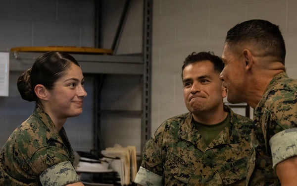 SMMC Ruiz visits MAG-41 Det C leadership, MWSS-471