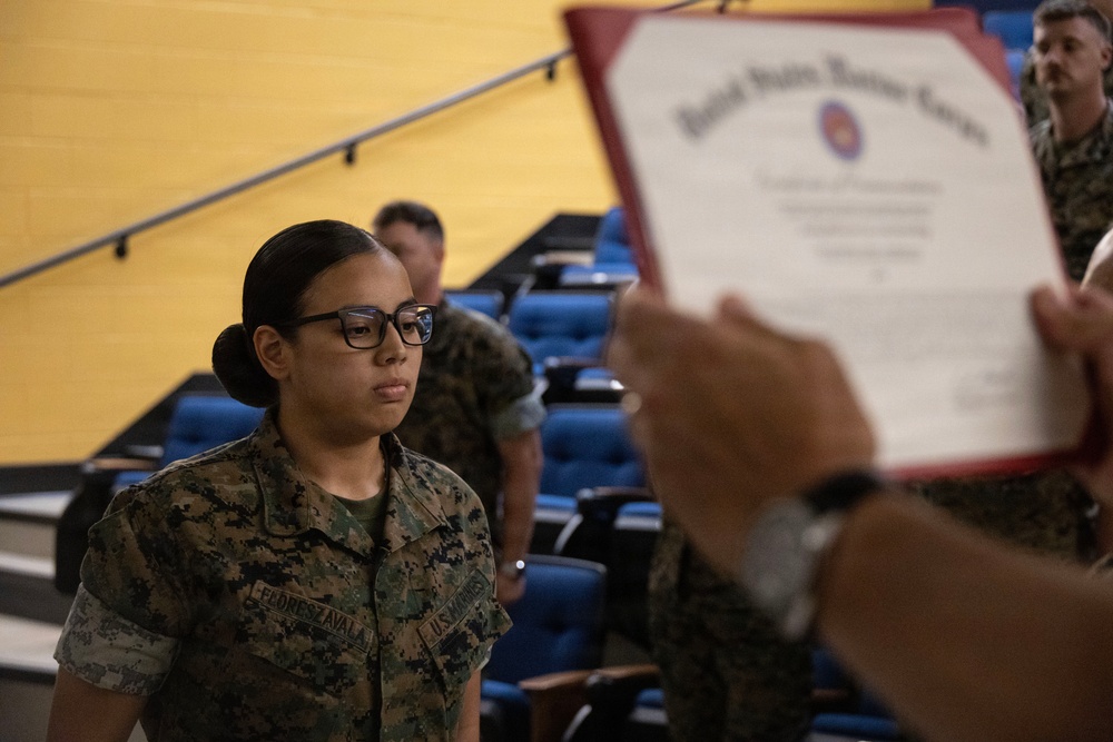SMMC Ruiz visits MAG-41 Det C leadership, MWSS-471