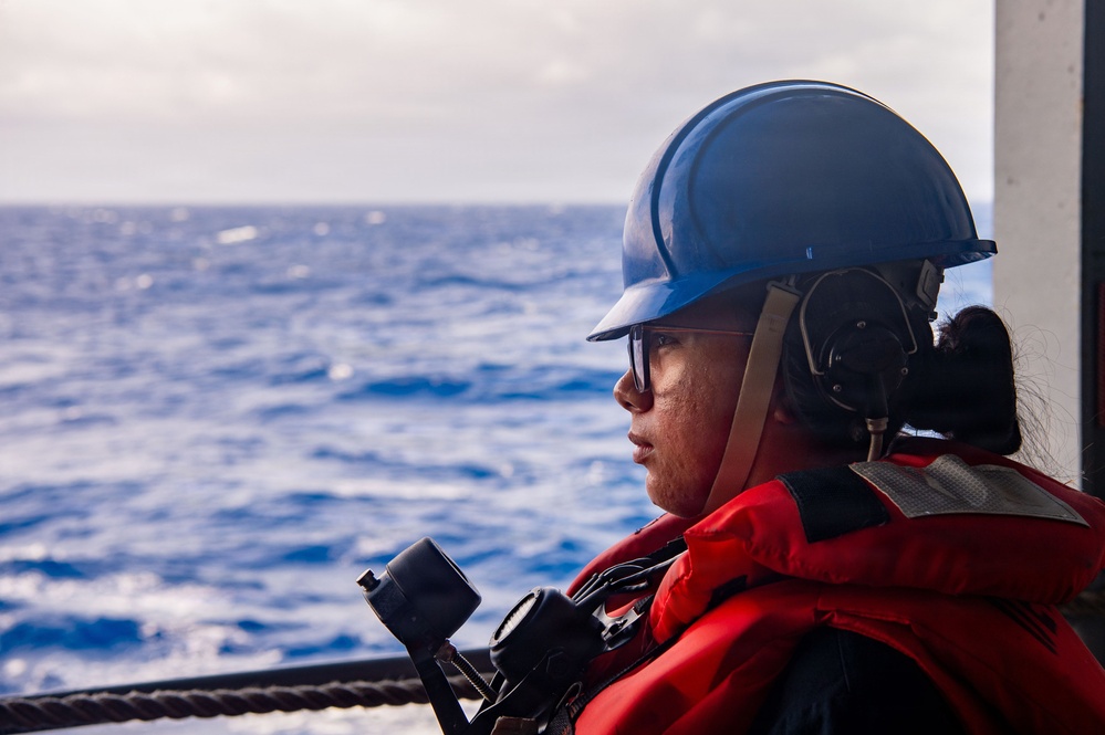 USS Essex conducts a replenishment at sea during RIMPAC 2026