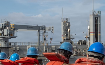 USS Essex conducts a replenishment at sea during RIMPAC 2026