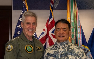 Philippine Coast Guard Commandant visits U.S. Pacific Fleet headquarters during RIMPAC 2026