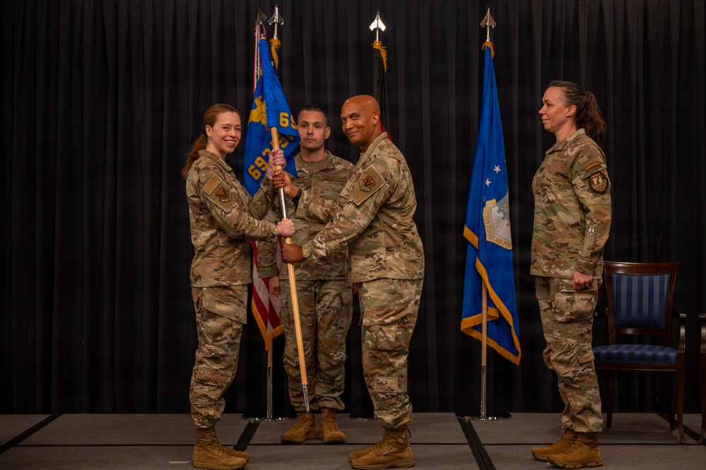 693d Intelligence Surveillance and Reconnaissance Group holds change of command ceremony