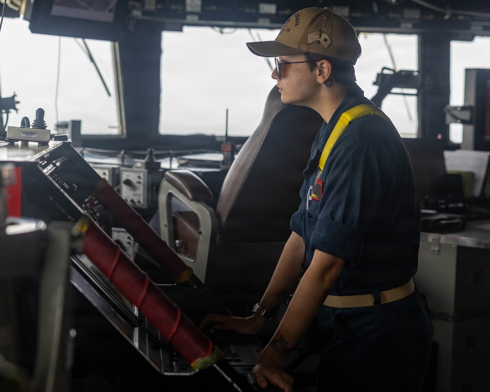 USS Rafael Peralta Conducts Operations in the Middle East