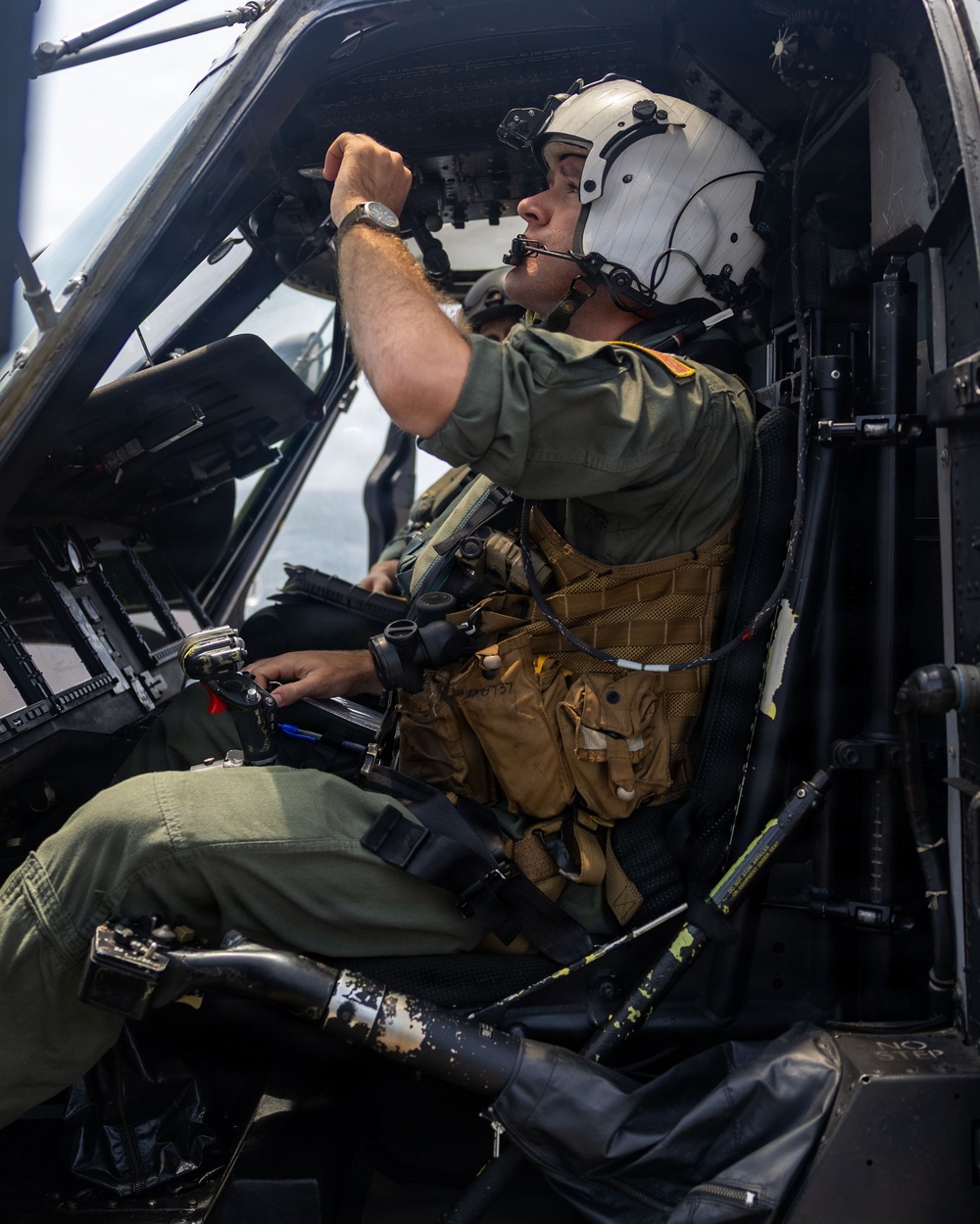 USS Rafael Peralta Conducts Pre-Flight Check