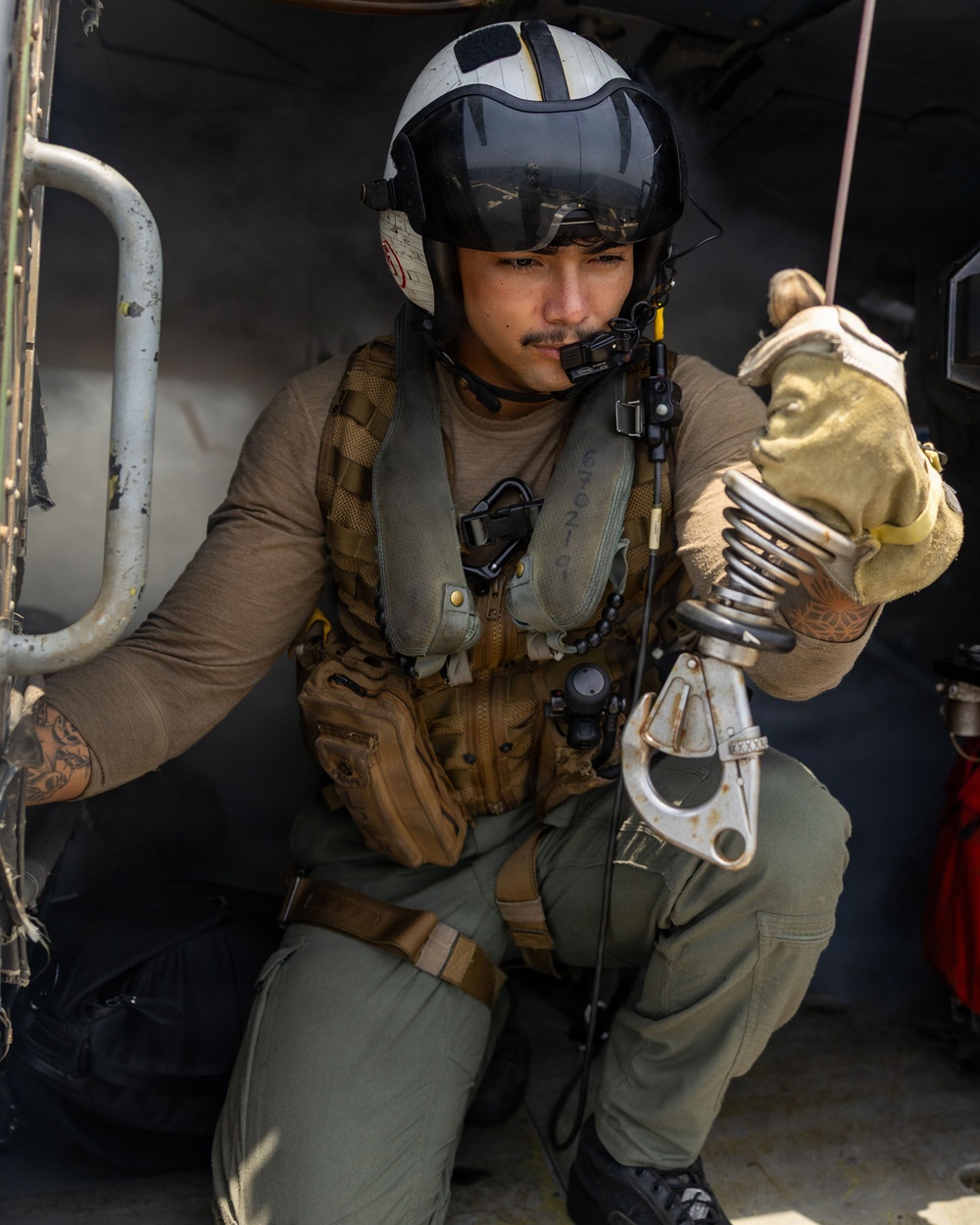 USS Rafael Peralta Conducts Pre-Flight Check