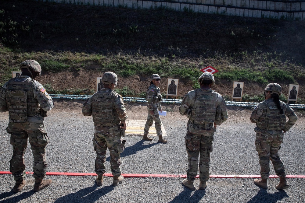 KFOR RC-E U.S., Polish Soldiers conduct combined range operations at Camp Bondsteel