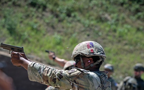 KFOR RC-E U.S., Polish Soldiers conduct combined range operations at Camp Bondsteel