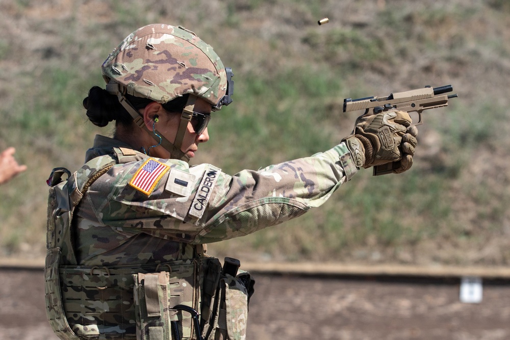 KFOR RC-E U.S., Polish Soldiers conduct combined range operations at Camp Bondsteel