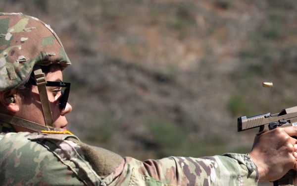 KFOR RC-E U.S., Polish Soldiers conduct combined range operations at Camp Bondsteel