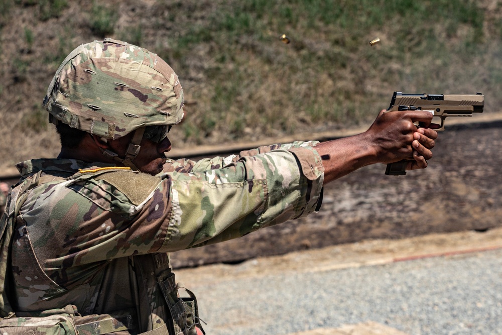 KFOR RC-E U.S., Polish Soldiers conduct combined range operations at Camp Bondsteel