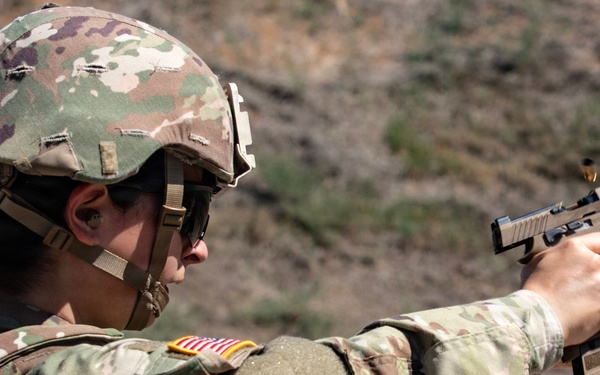 KFOR RC-E U.S., Polish Soldiers conduct combined range operations at Camp Bondsteel