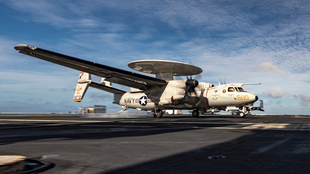 George Washington Conducts Flight Operations