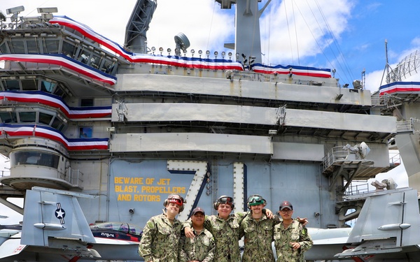 VFA-154 sailors visiting, Pearl Harbor, Hawaii.