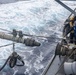 USS Mustin conducts a replenishment-at-sea with USNS Carl Brashear