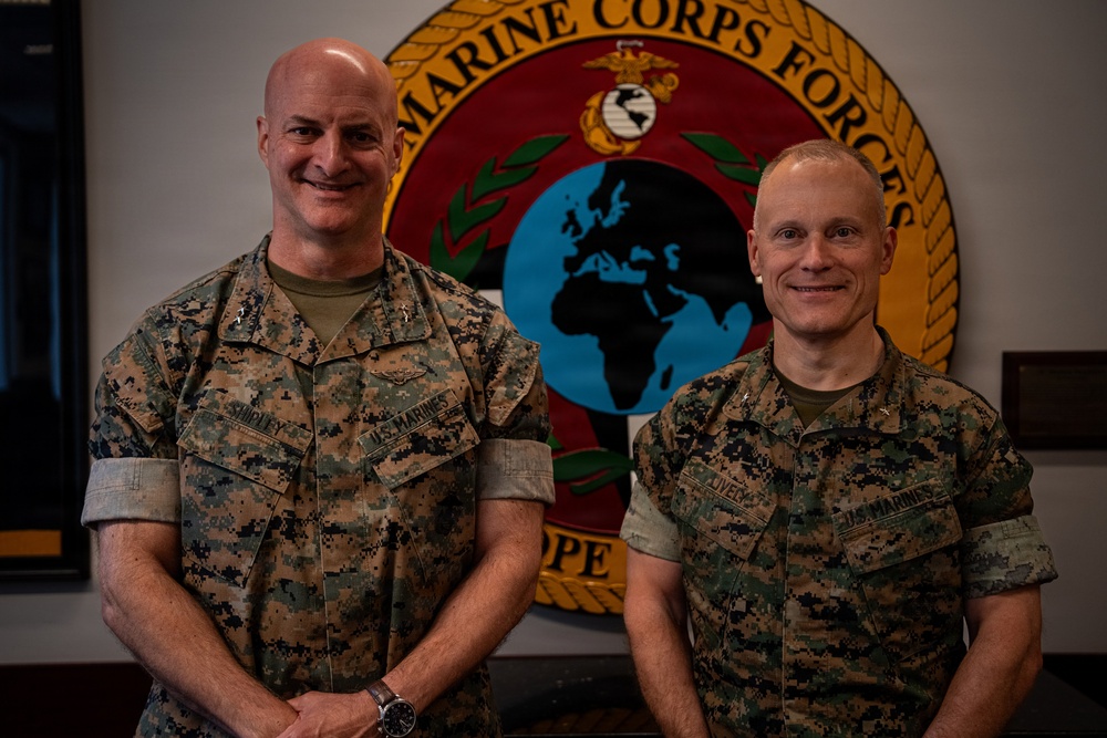 MARFOREUR/AF Commander welcomes EUCOM J-3 Deputy Director