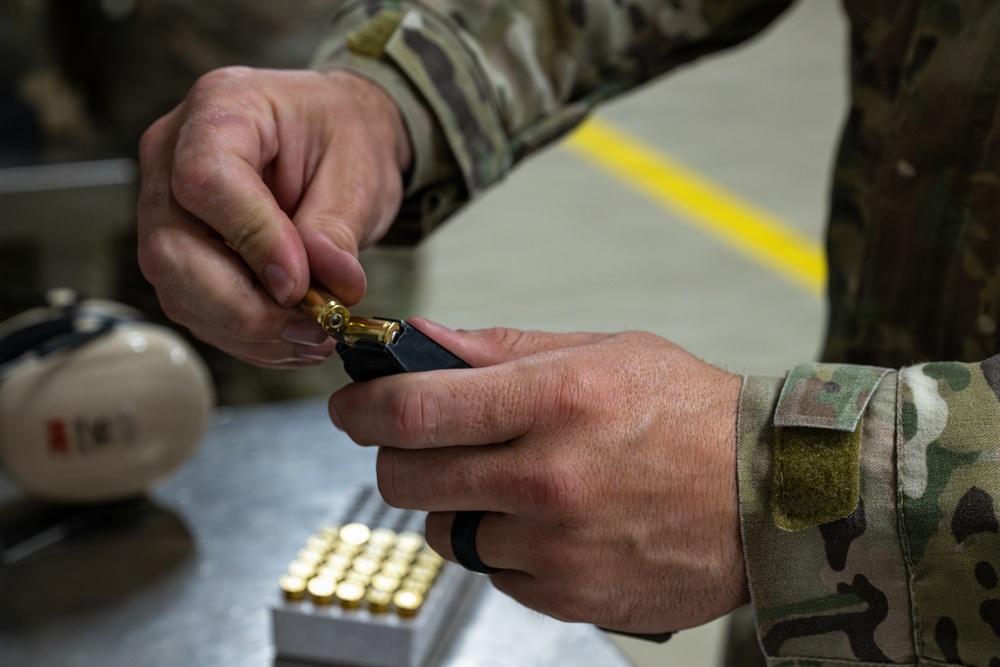 Weapons training with 48 FW, 100 ARW