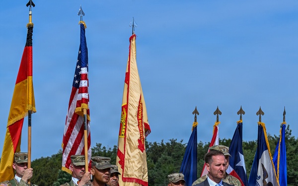 USAG Rheinland-Pfalz transfers authority from Higgins to Wood in change of command ceremony