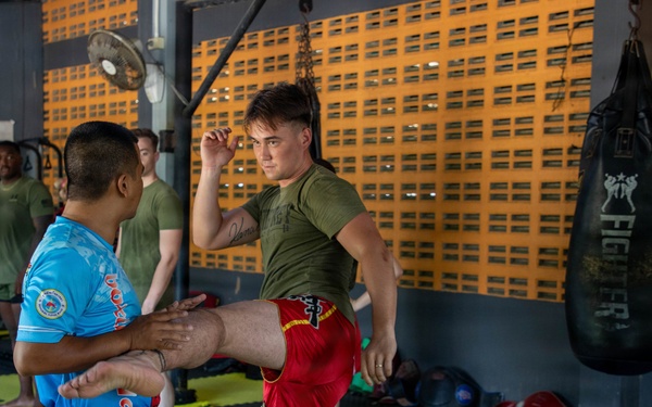 U.S. Marines, Royal Thai Navy Conduct Train in Muay Thai Kickboxing During CARAT Thailand 2026