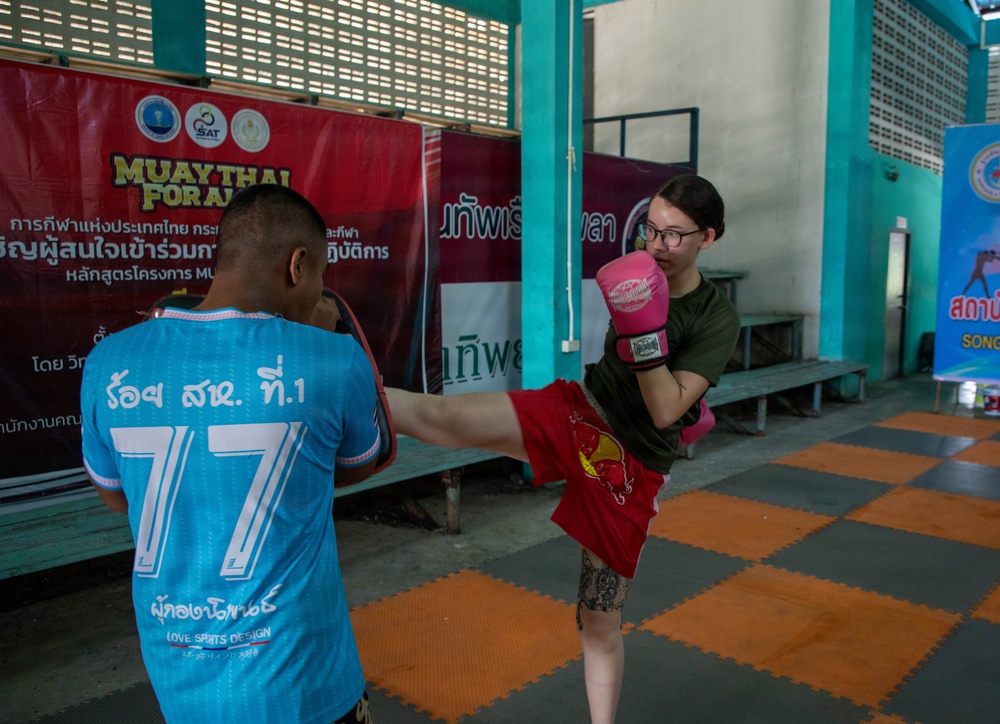 U.S. Marines, Royal Thai Navy Conduct Train in Muay Thai Kickboxing During CARAT Thailand 2026