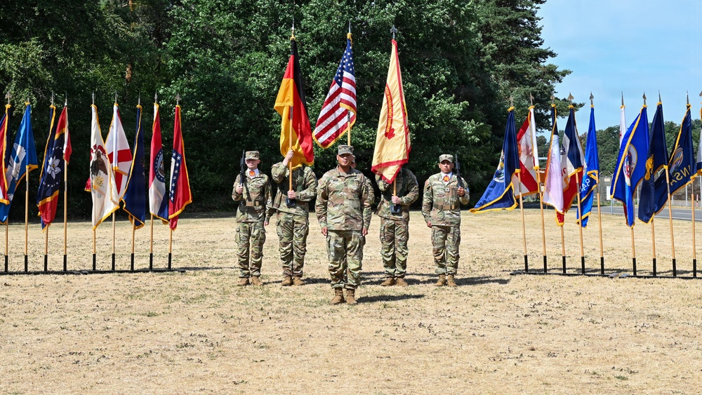 USAG Rheinland-Pfalz transfers authority from Higgins to Wood in change of command ceremony