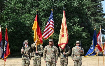 USAG Rheinland-Pfalz transfers authority from Higgins to Wood in change of command ceremony
