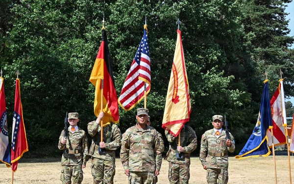 USAG Rheinland-Pfalz transfers authority from Higgins to Wood in change of command ceremony