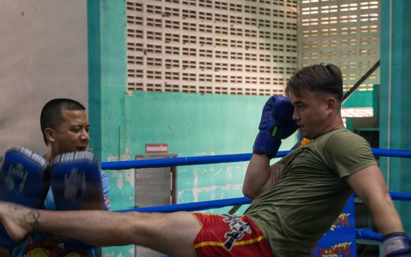 U.S. Marines, Royal Thai Navy Conduct Train in Muay Thai Kickboxing During CARAT Thailand 2026