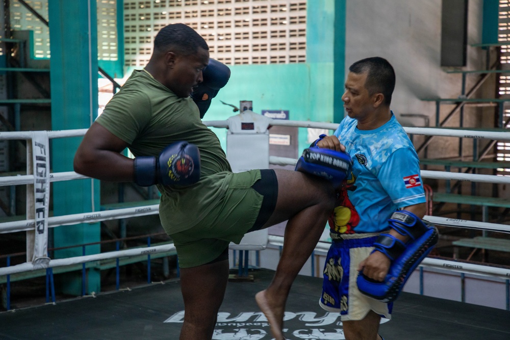 U.S. Marines, Royal Thai Navy Conduct Train in Muay Thai Kickboxing During CARAT Thailand 2026