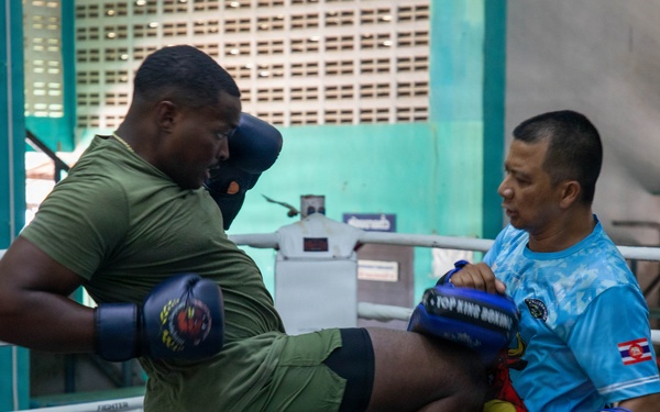 U.S. Marines, Royal Thai Navy Conduct Train in Muay Thai Kickboxing During CARAT Thailand 2026