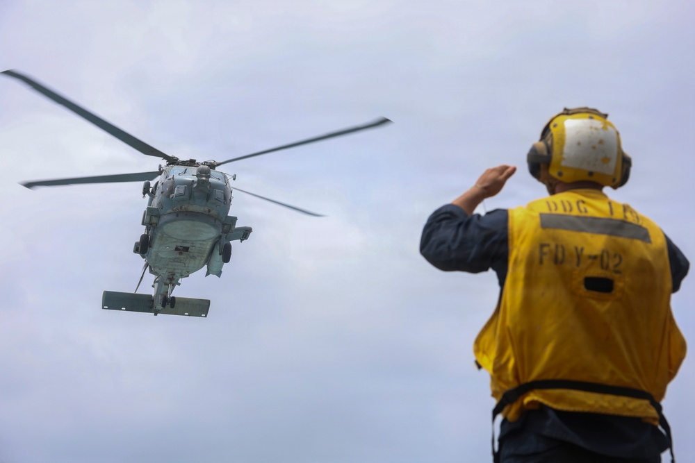 Delbert D. Black Conducts Flight Operations
