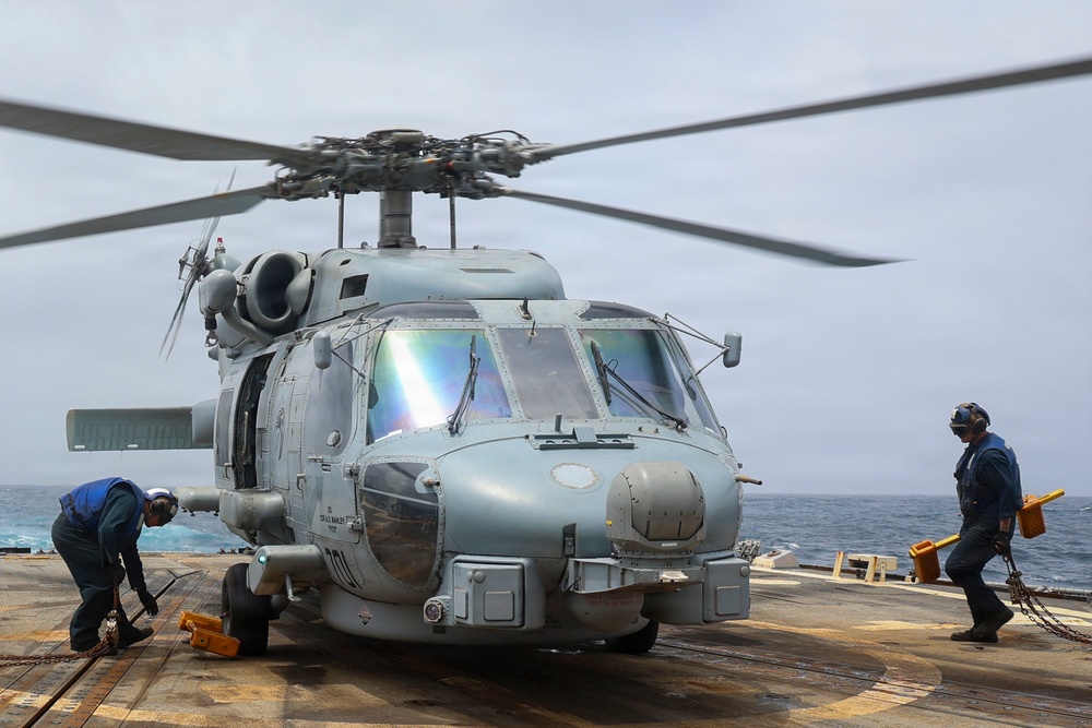 Delbert D. Black Conducts Flight Operations