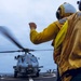 Milius Conducts Flight Operations