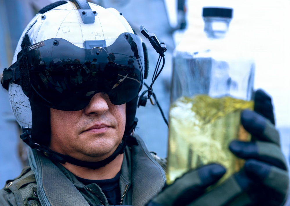Milius Conducts Flight Operations