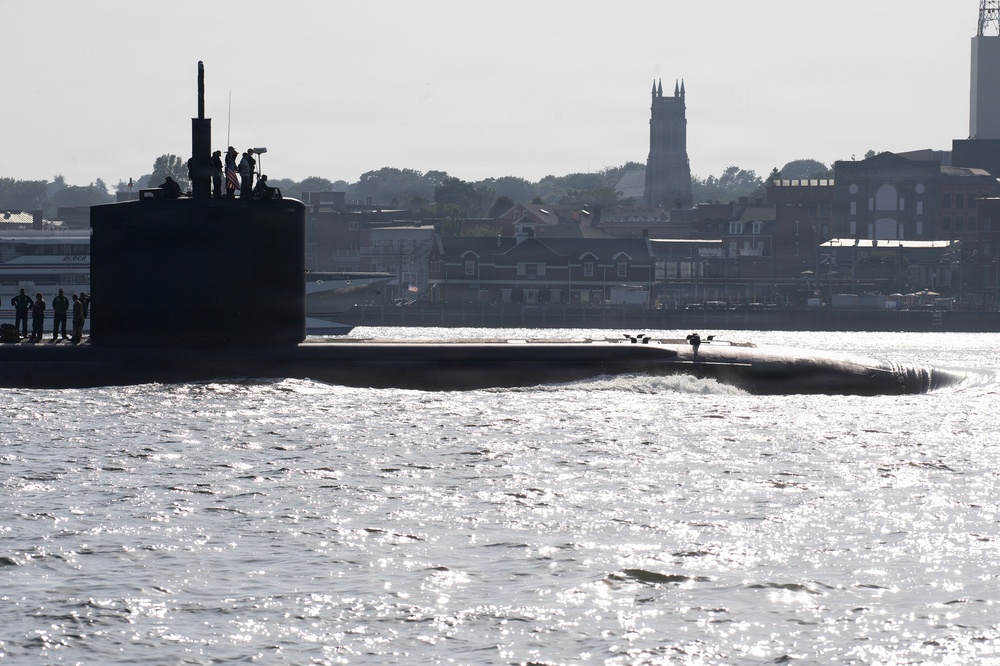 USS Albany (SSN 753)  Returns