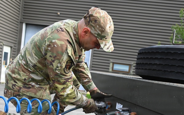 Drill weekend trainings at the 105th AW