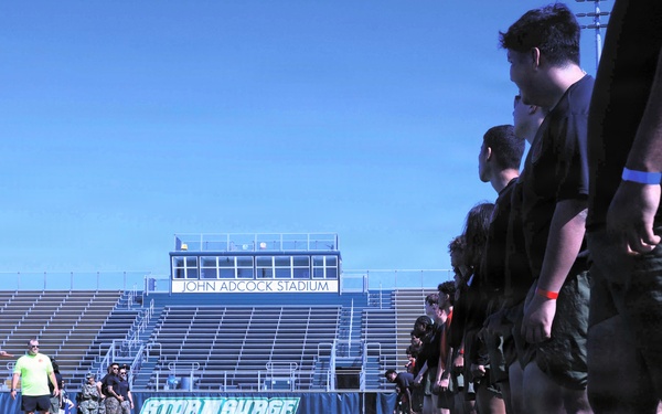 Drill Instructors Visit Chamberlain High School to Facilitate Physical Training