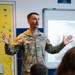 KFOR Soldiers engage students during outreach in Gjilan